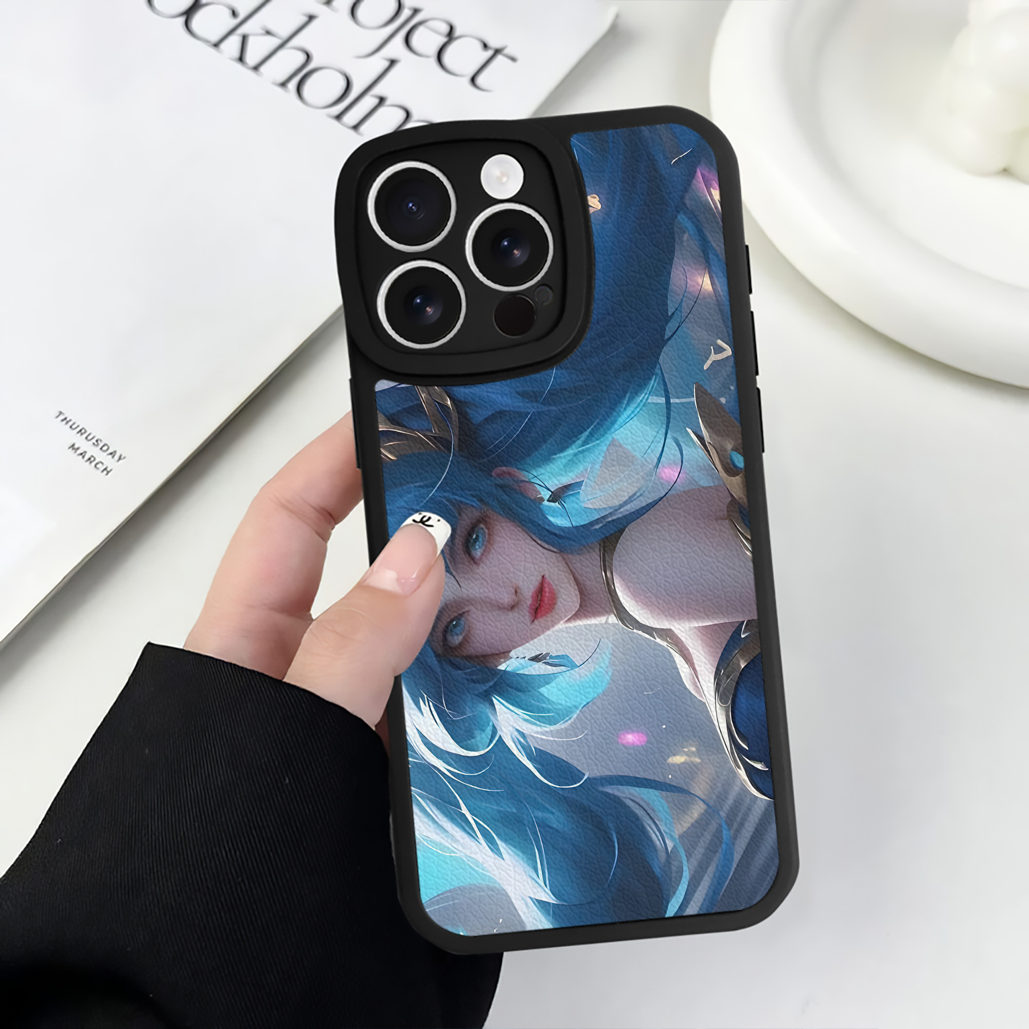 リーグ・オブ・レジェンド League of Legends LOL 【iPhone 16シリーズ対応】シリコンスマホケース（レザー調） 材質：シリコン